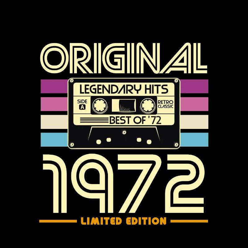 Original 1972 Cassette Retro