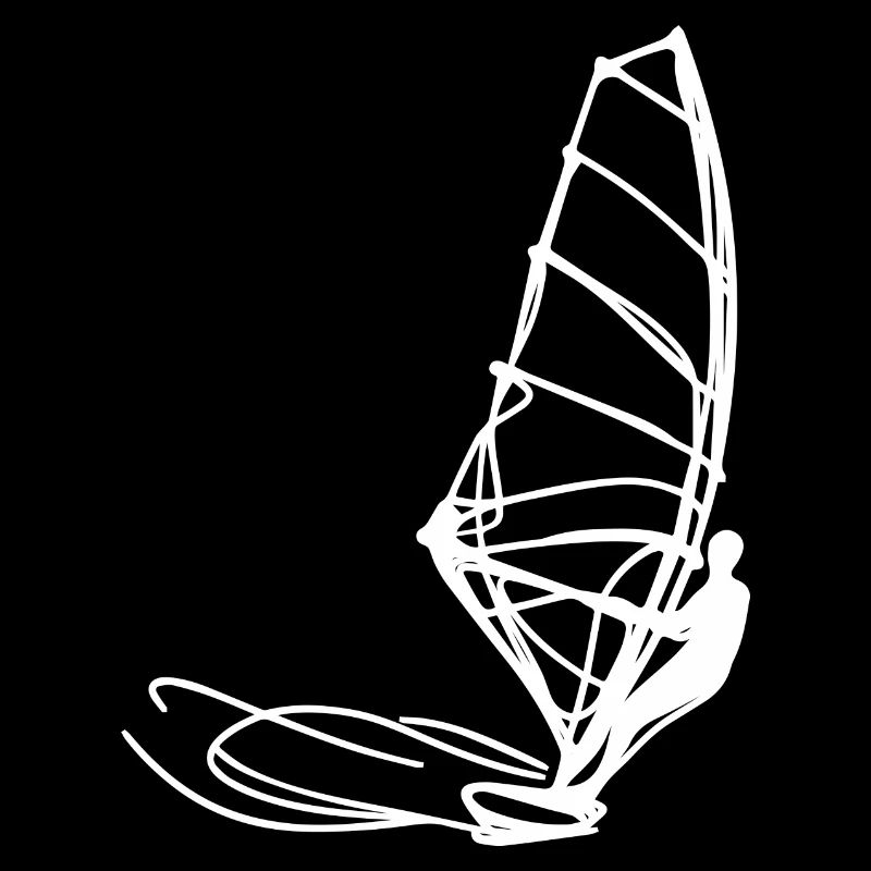 Dessin de véliplanchiste
