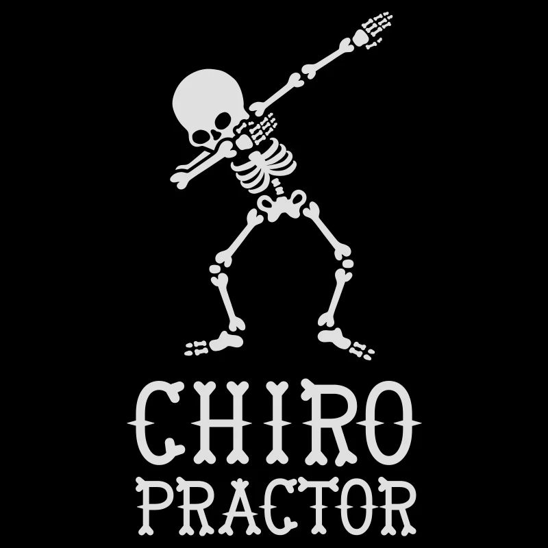 Dab dabbing skeleton chiropractor