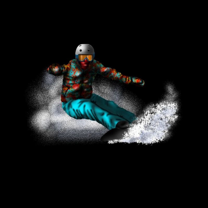 snowboarding