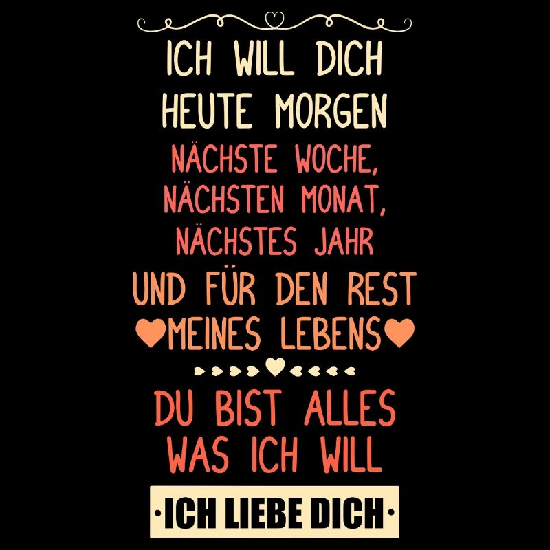 Ich will dich heute morgen nächste Woche