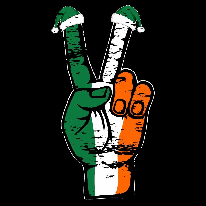 Drapeau de l’Irlande Noël Symbole de paix utilisé