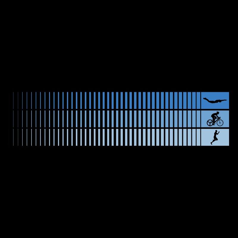 Azure Gradient Barcode Bird