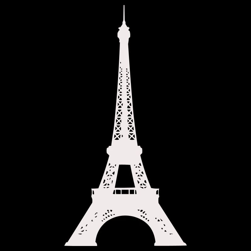 Eiffel Tower Silhouette Print