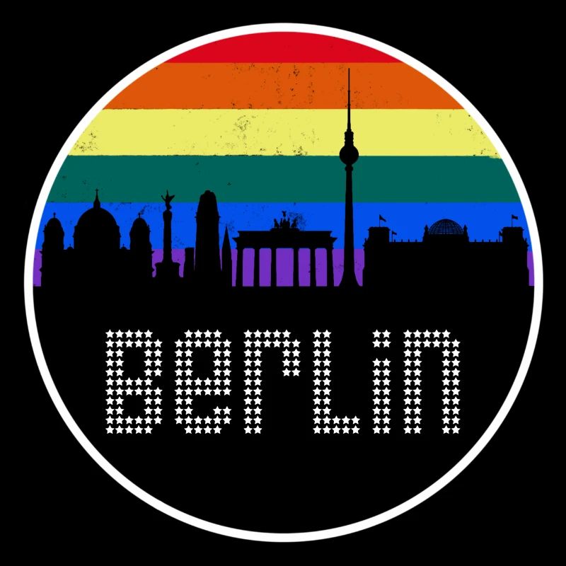Berlin Skyline Rainbow