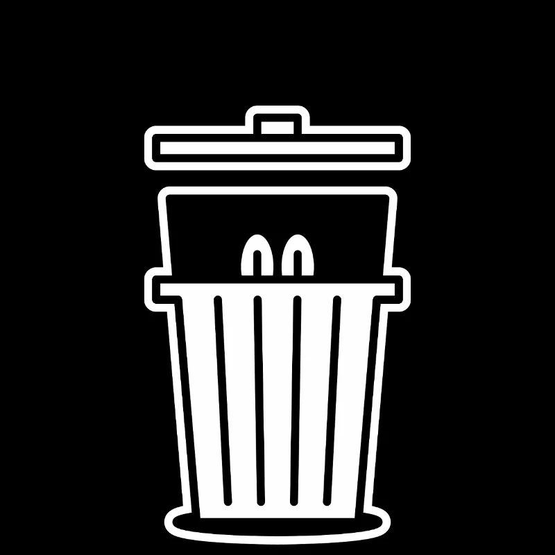 Thug Hiding In A Trash Can