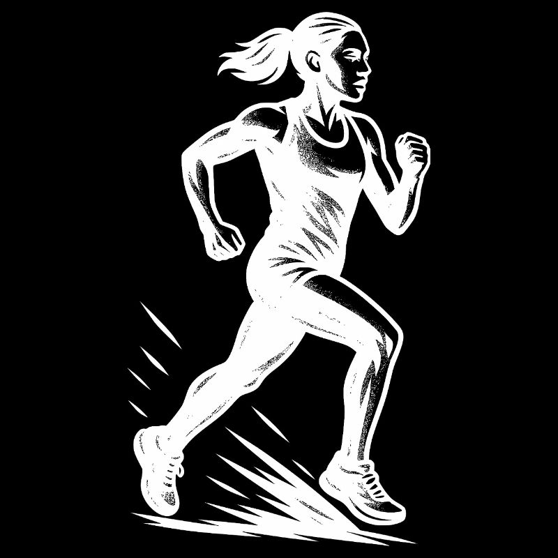 Motif de course clair pour chaque jour