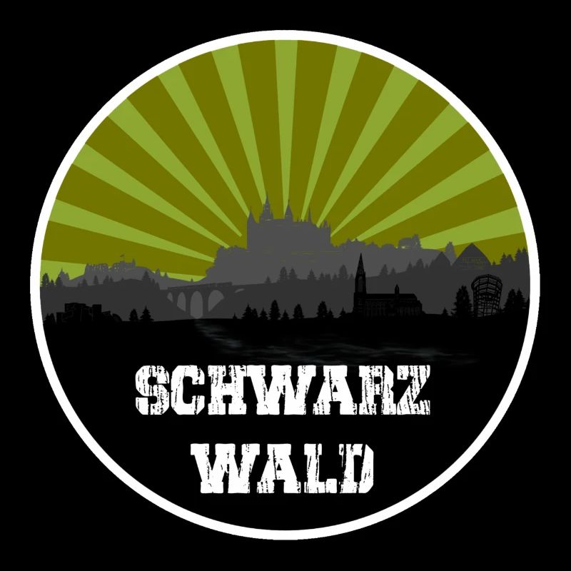 Schwarzwald Retro Skyline