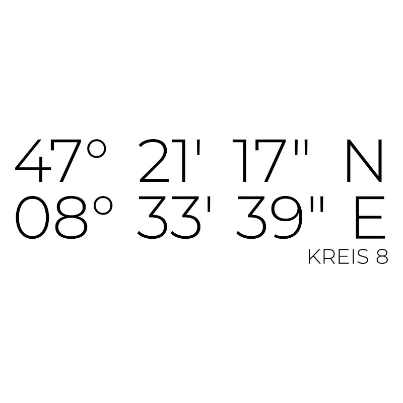 Coordinates District 8 Zurich