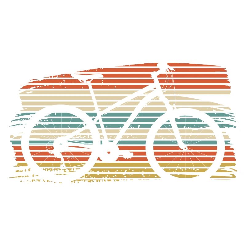 Vélo rétro Sunset Stripes