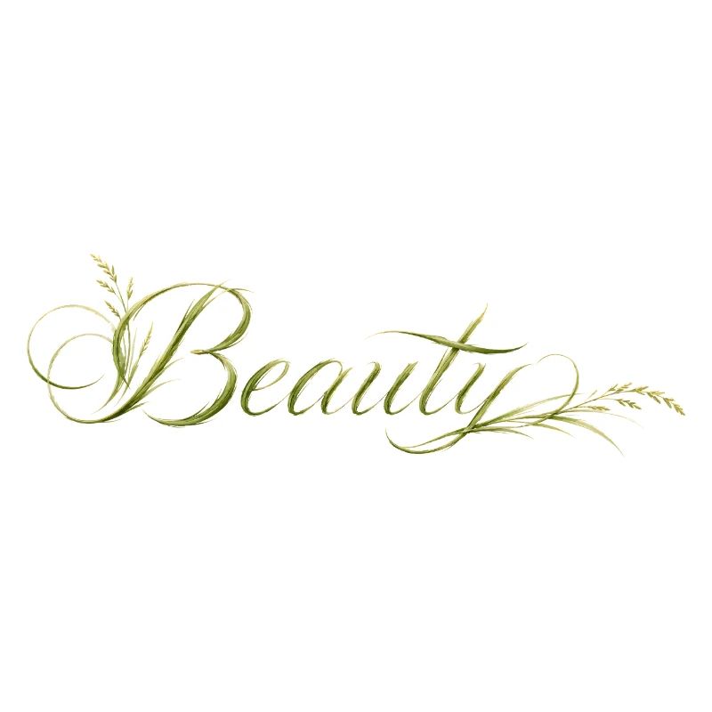 Beauté Lettres, Design de la nature