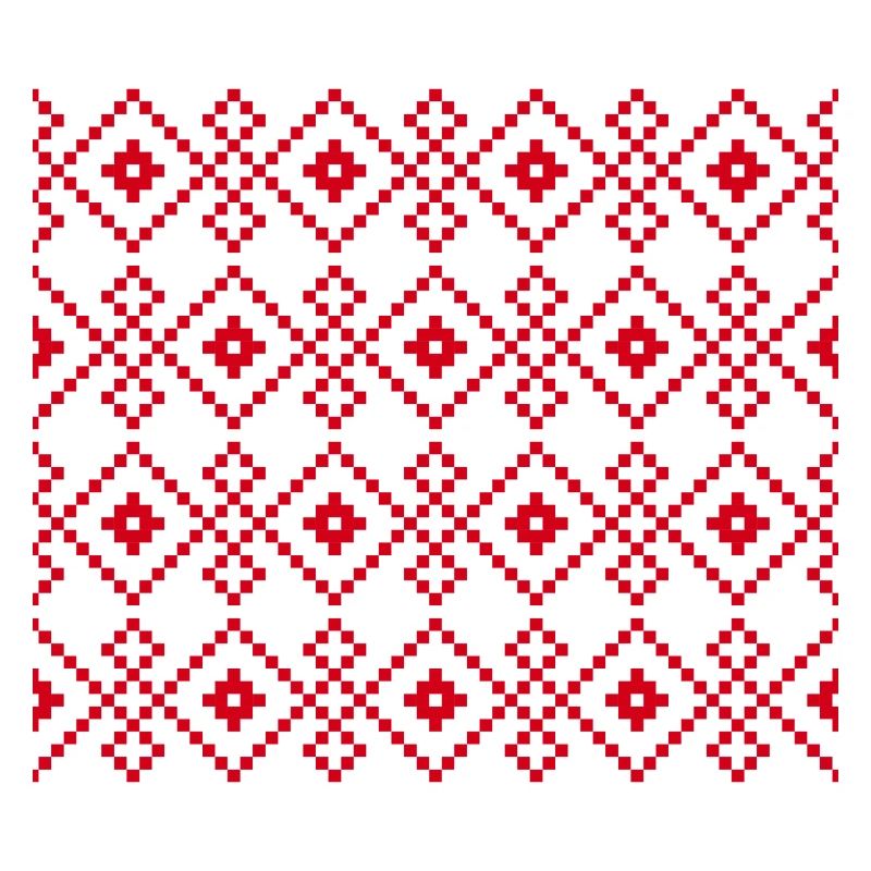 Pull uni de Noël (rouge)