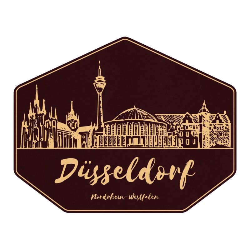 Düsseldorfer Skyline Badge