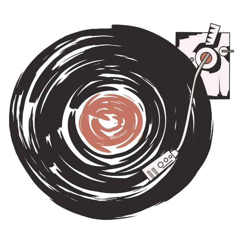 Disques vinyles rétro