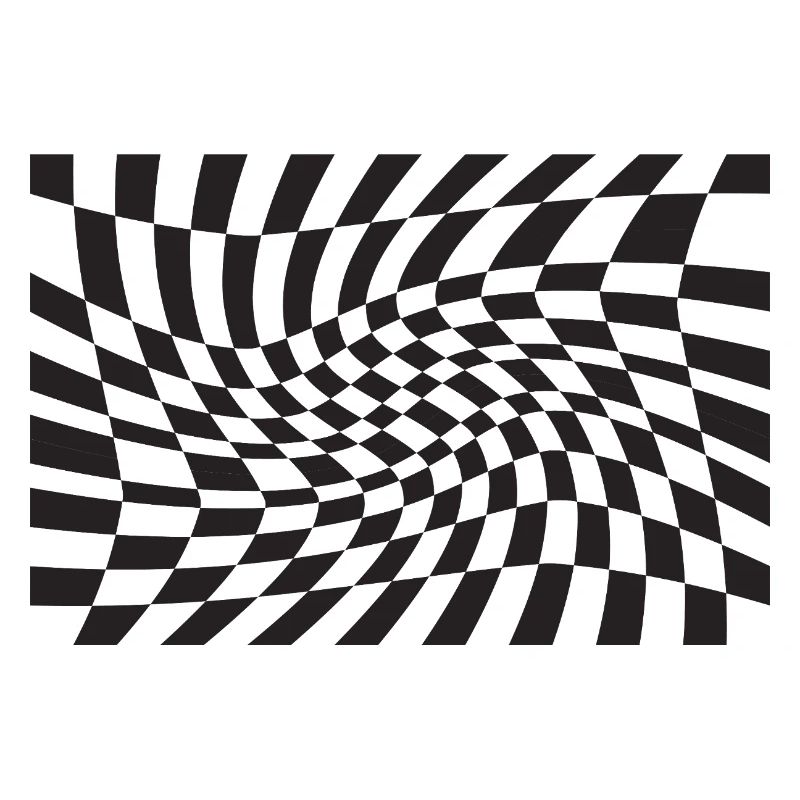 Warped Checker Optical Spiral