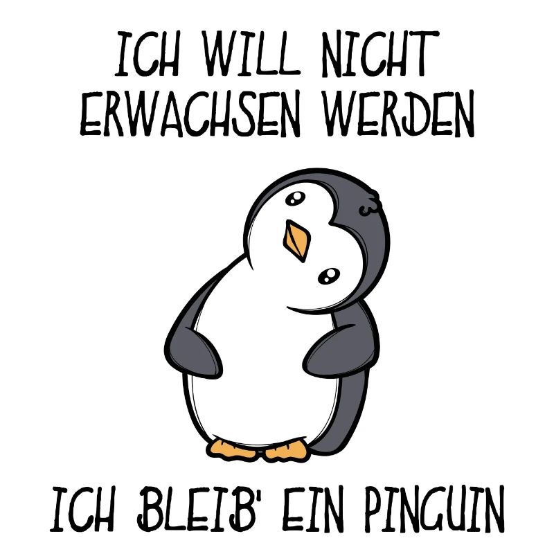 Lustig Süß Pinguin Tier Vogel Statement
