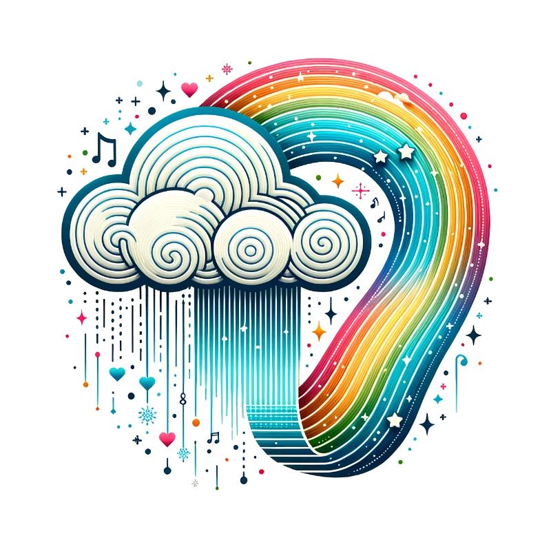 Regenbogen Wolke