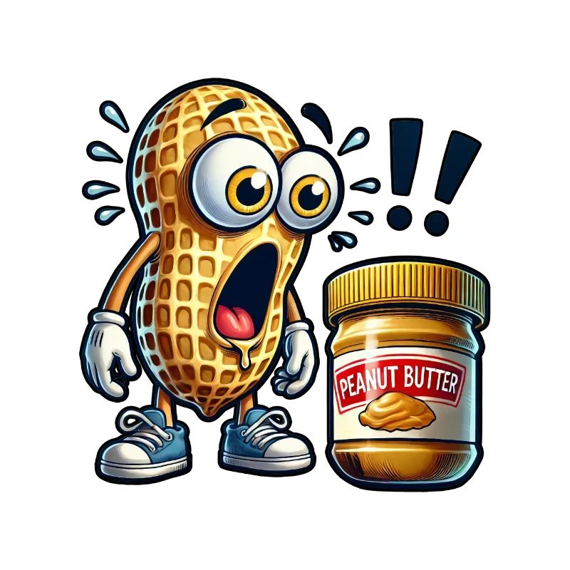 Funny peanut design