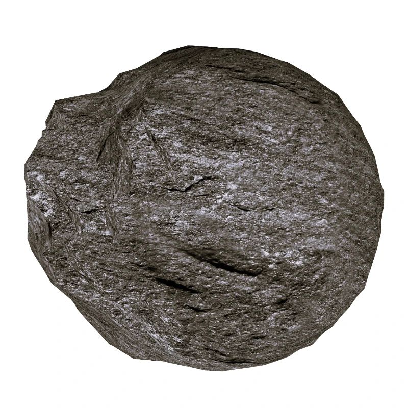 Texture de granit de boule de roche brute