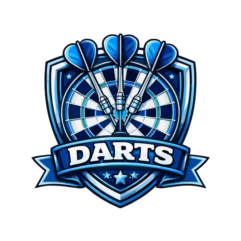 Blue Darts Shield Logo