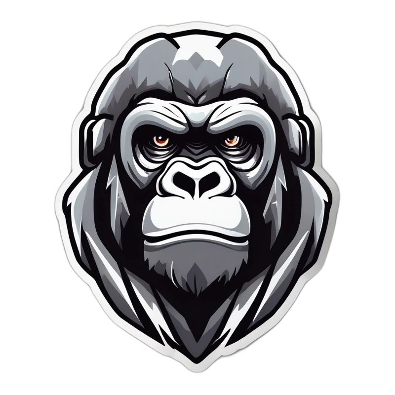Gorilla Warrior Graphic