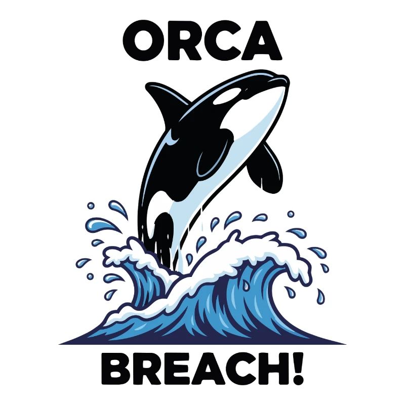 Schwertwal-Durchbruch-Seeorca