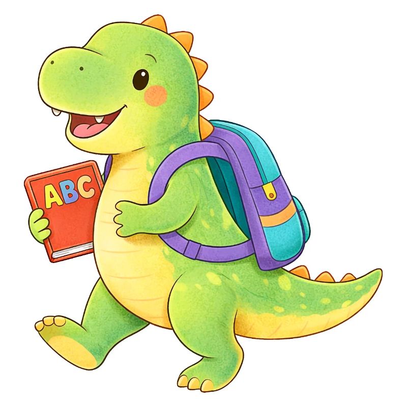 Dino Schulstart ABC Buch