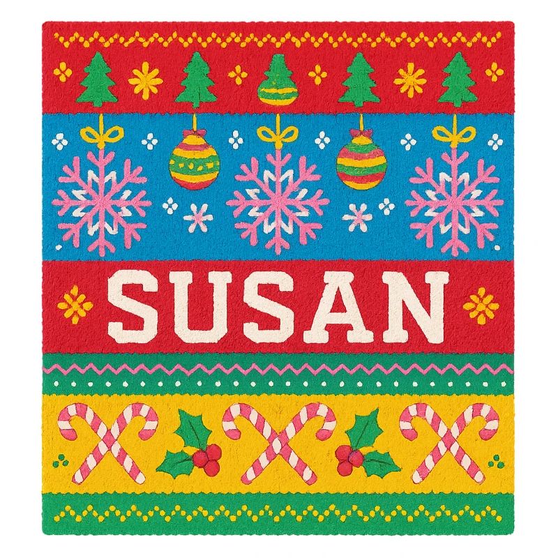 Personalisierte Susan-Weihnachtskunst