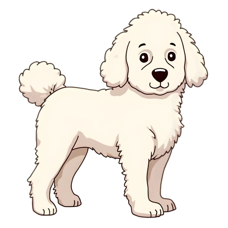 Caniche blanc