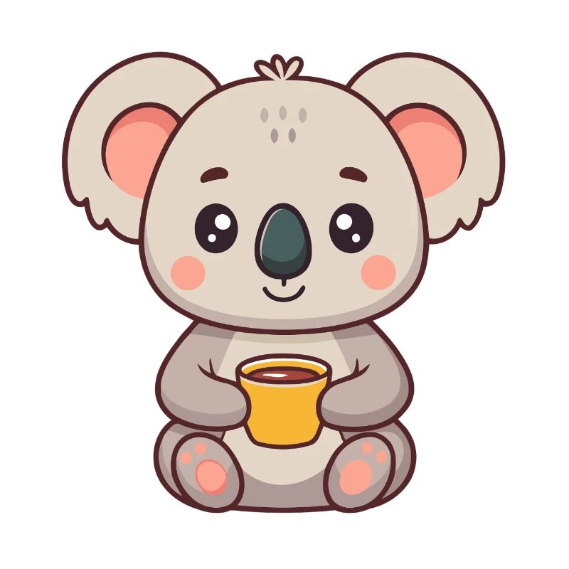 Koala Süße Kaffeetasse