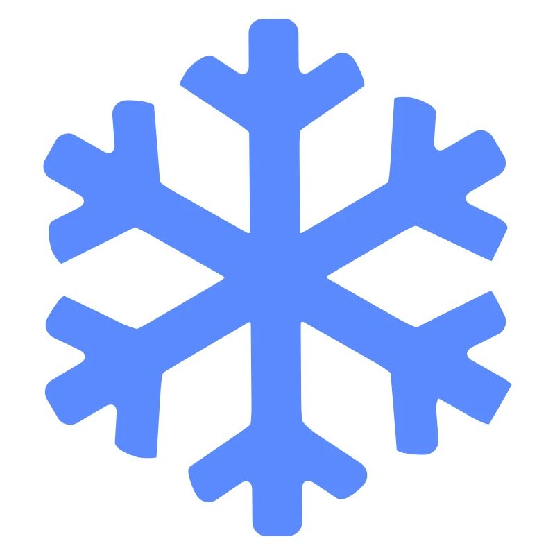 Winter Crystal Snowflake
