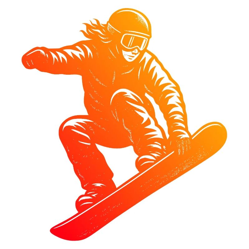 Simple snowboard timeless design