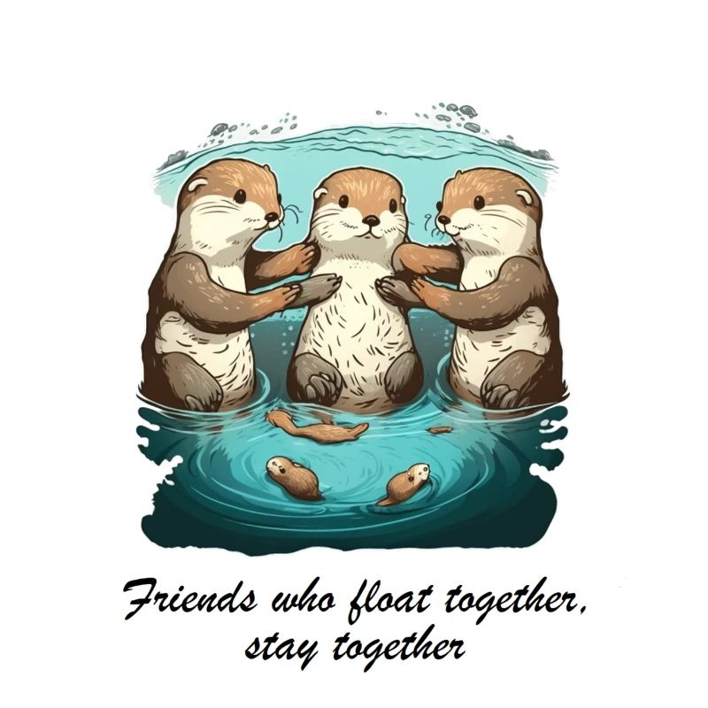 Les amis qui flottent ensemble restent ensemble