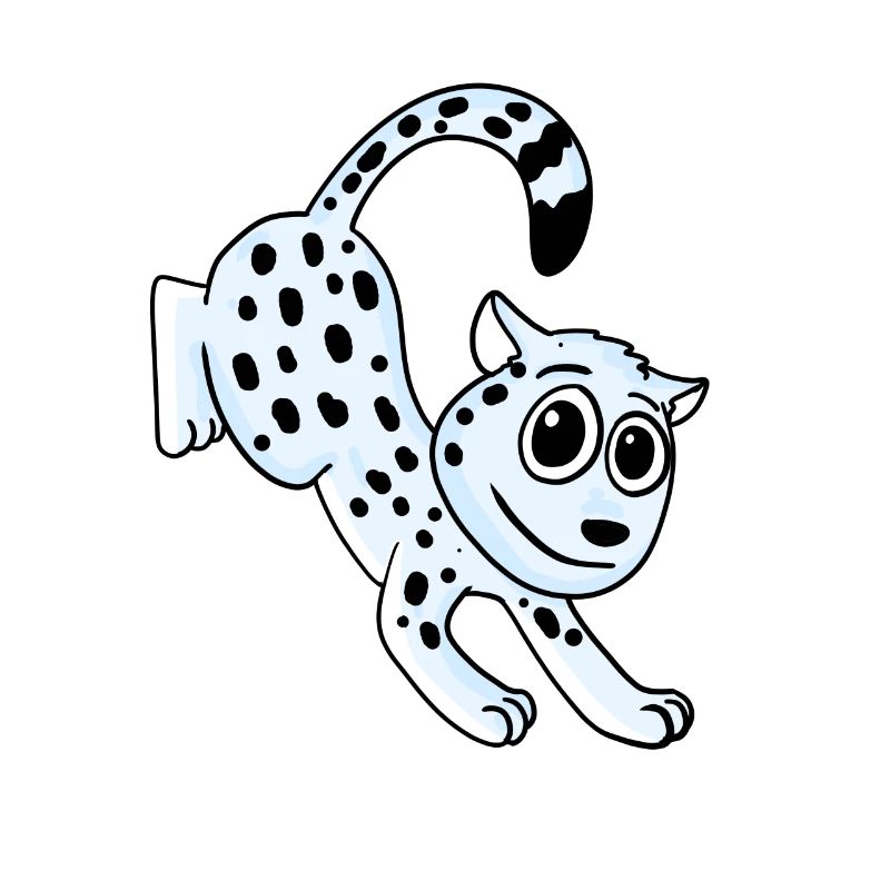 Schneeleopard Leopard