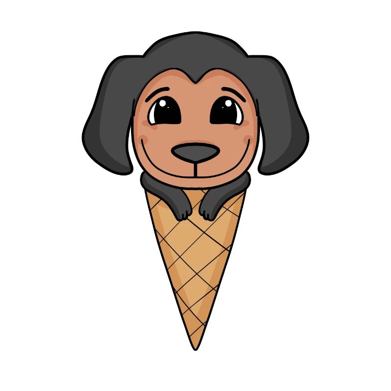 Dobermann Eis Motiv