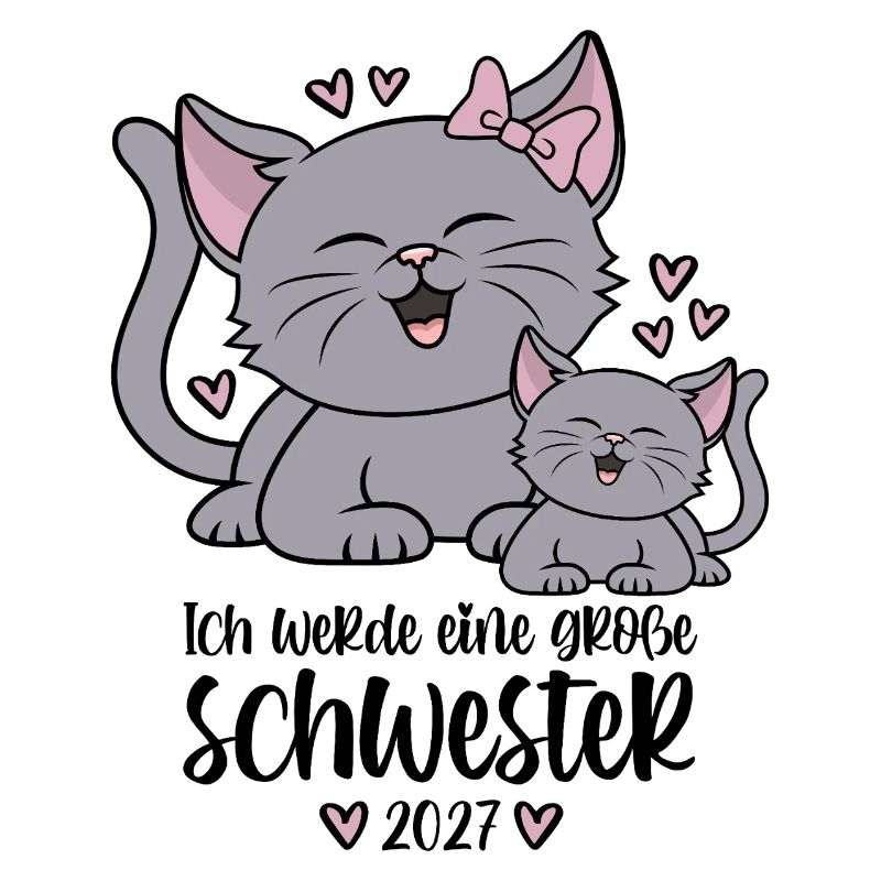 Ich werde eine Große Schwester 2027 Kätzchen