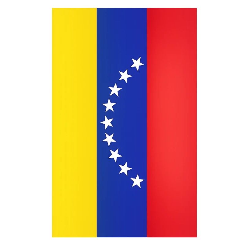 Venezuela-Flaggenbogen-Sterne