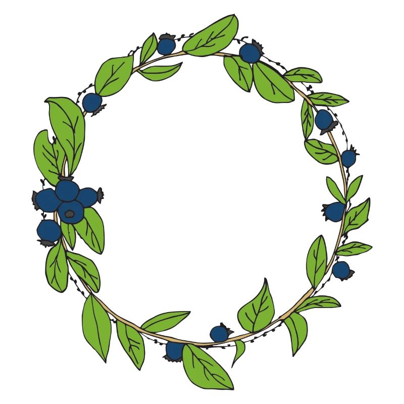 couronne de bleuets