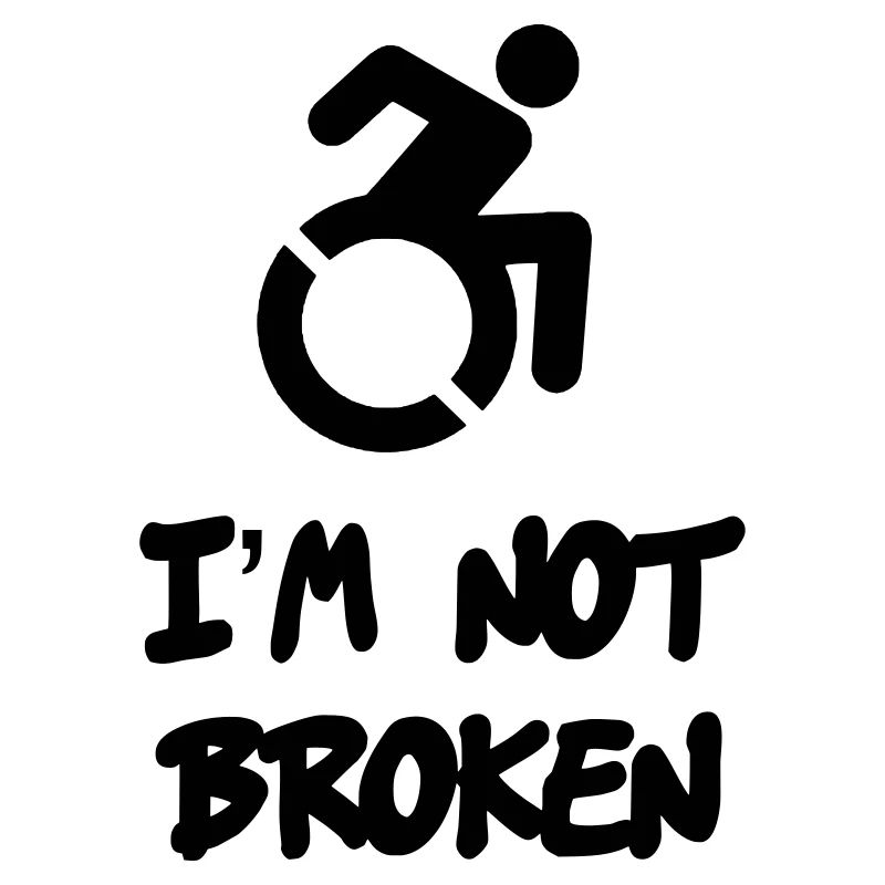 A wheelchair user is not broken *