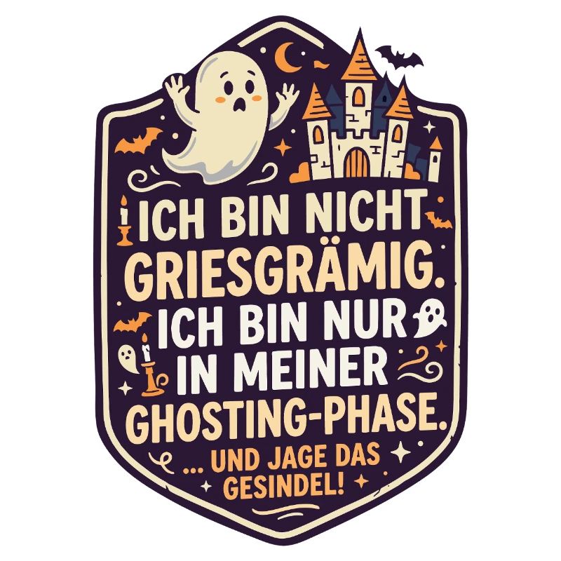Ghosting Phase lustiger Halloween Spruch