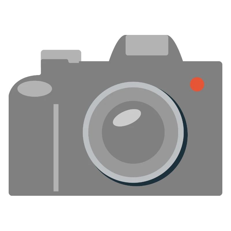 Icône de caméra Gris graphique