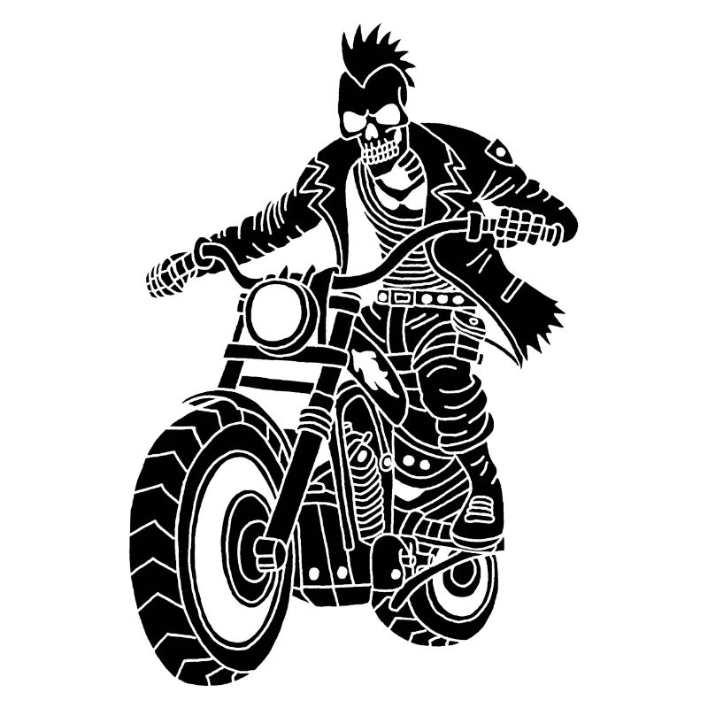 The Black Biker from Hell
