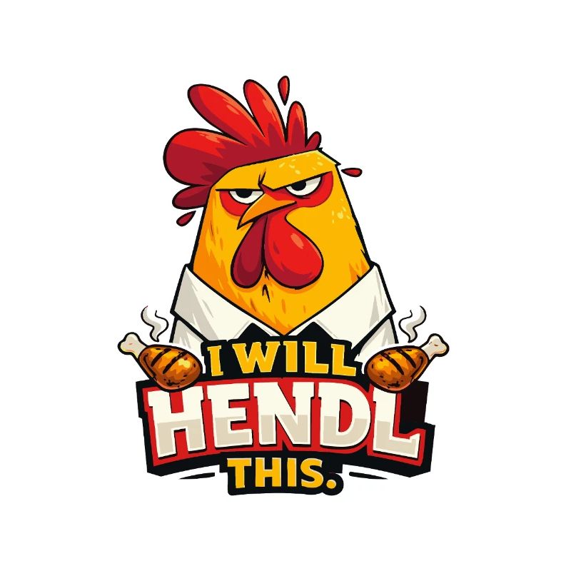 I Will Hendl This Dialect Humor Chickens Saying