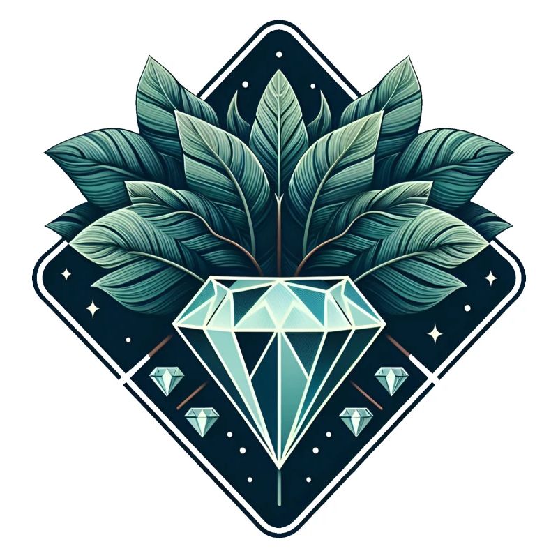 Diamant en fleurs