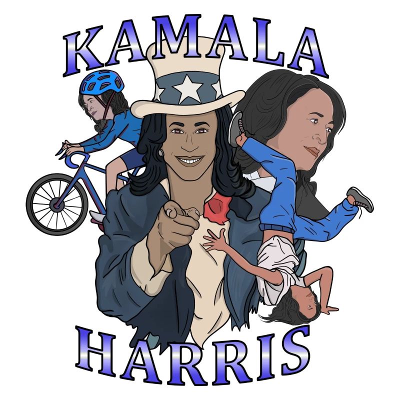 Kamala Harris Élection du style rap bootleg
