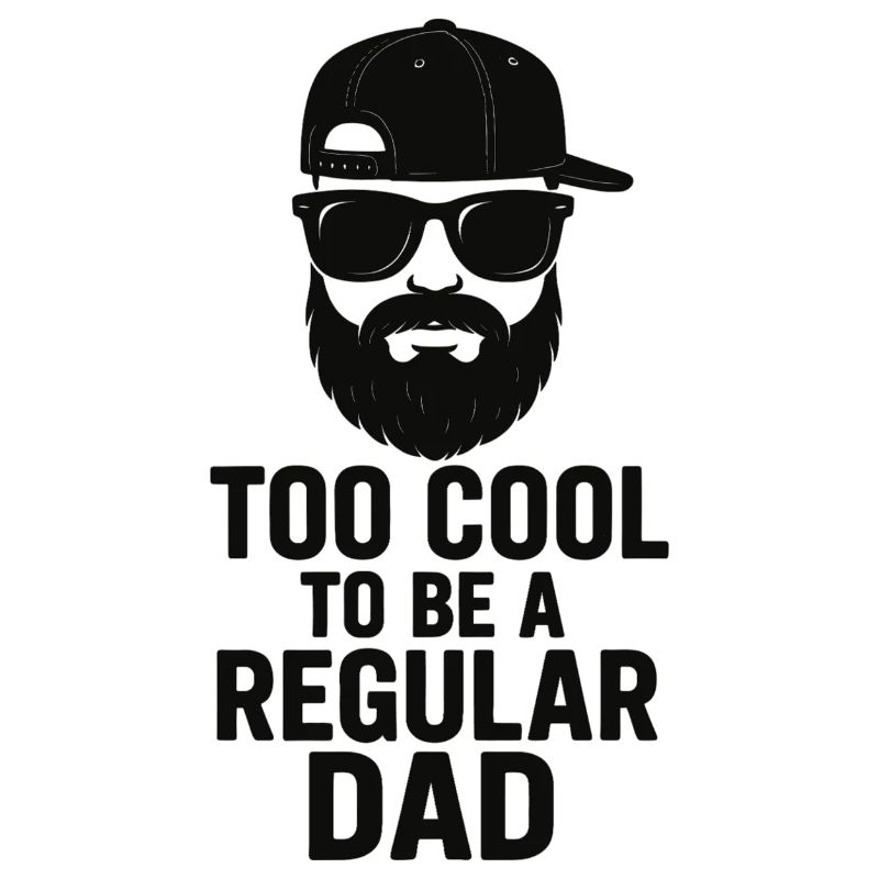Cooler Papa: Bart, Cap & Brille – Vatertag Idee