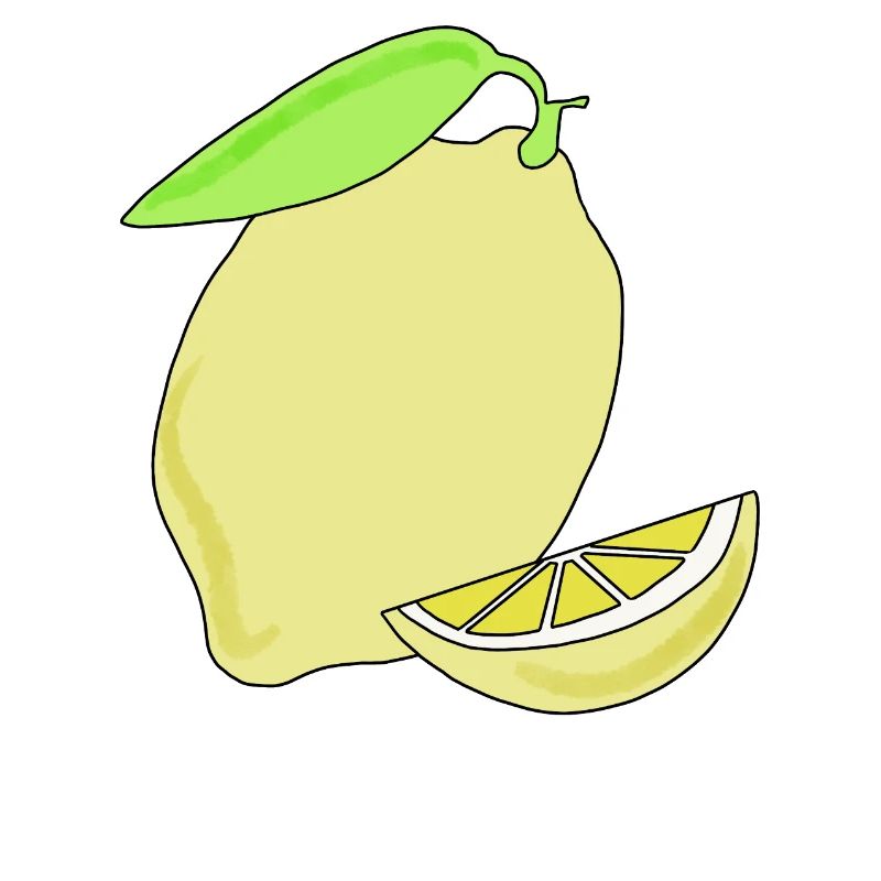 Lemon, yellow