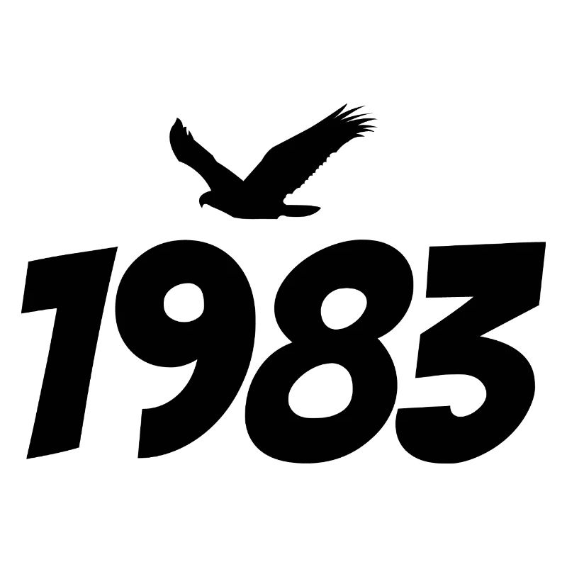 Graphisme Eagle vintage 1983