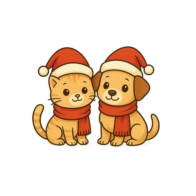 Duo de Noël Amis de compagnie