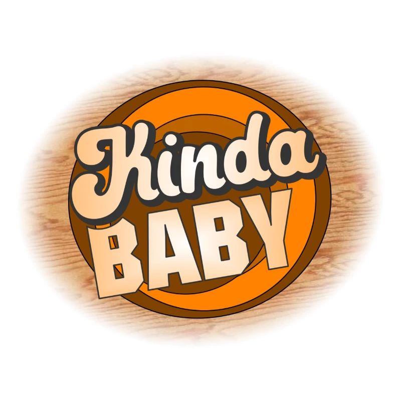 Kinda Baby Design in Retro Style
